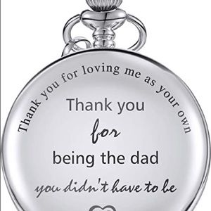 Step father pocket watch brand new.